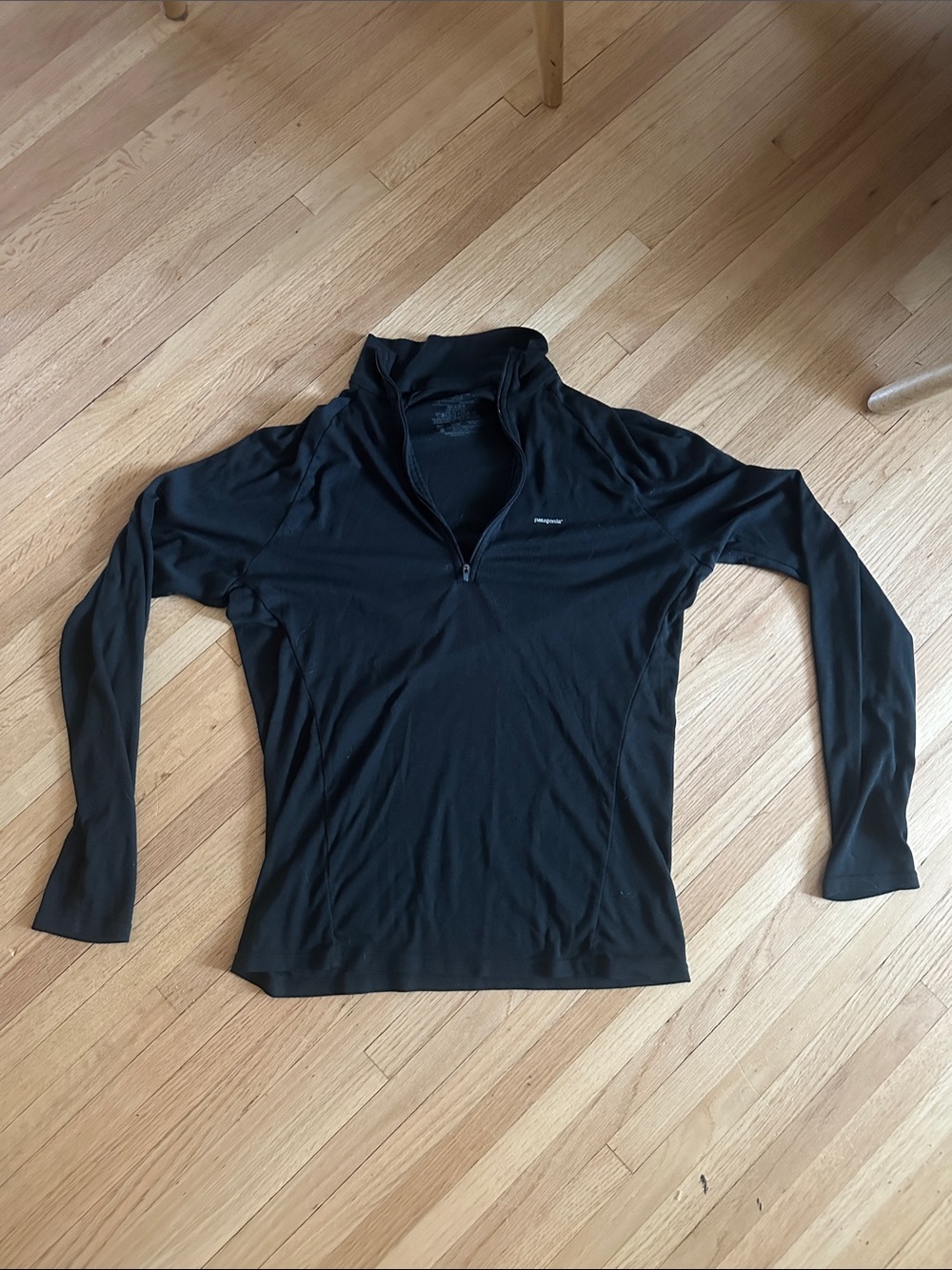 Patagonia Black Half-Zip Performance Top